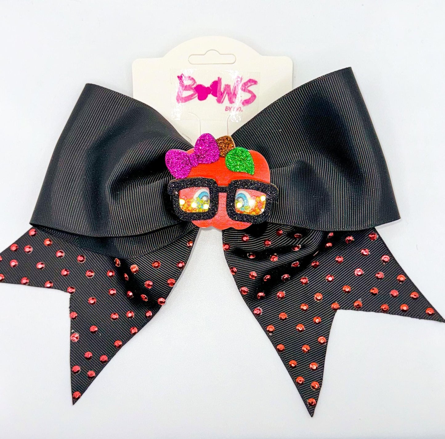 Cute Back to School Apple Hairbow